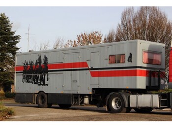 Veetransport sættevogn Groenewegen HORSE TRUCK LIVING!!: billede 1