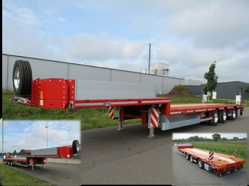 Ny Nedbygget platform sættevogn HRD 3-Achs Leichtbau Semitieflader: billede 1