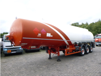 Tanksættevogn til transportering brandstof Indox Fuel tank alu 38 m3 / 6 comp: billede 1