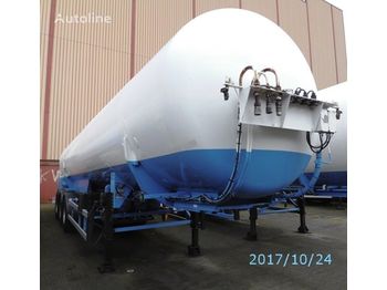 Tanksættevogn til transportering gas KLAESER GAS, Cryogenic, Oxygen, Argon, Nitrogen: billede 1