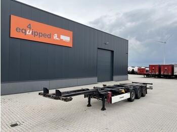 Containerbil/ Veksellad sættevogn Krone 40FT-HC, ADR (EX/II, EX/III, FL, AT), SAF+DISC, liftaxle, empty weight: 5.150kg, NL-chassis: billede 1