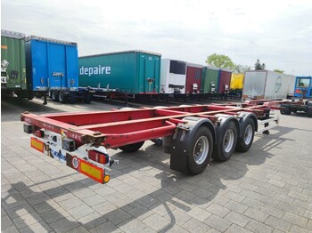 Containerbil/ Veksellad sættevogn Krone SD27 - 3-Assen BPW - DrumBrakes - 1x20FT 2x20FT 1x30FT 1x40FT (O993): billede 1