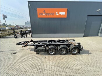 Containerbil/ Veksellad sættevogn LAG 20FT ADR (EX/II, EX/III, FL, OX, AT), empty weight: 3.540kg, BPW, NL-Chassis, APK/ADR: 16-08-2023, several pieces available: billede 1