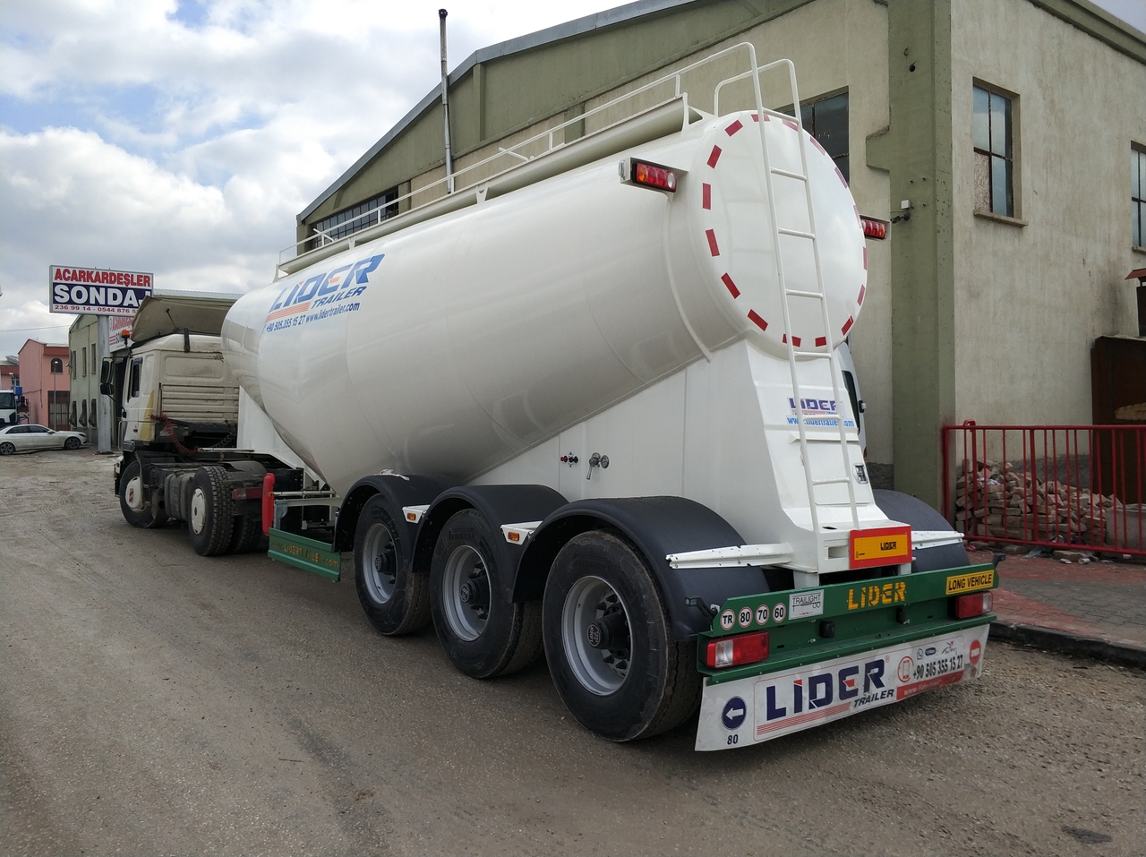 Ny Tanksættevogn til transportering cement LIDER 2023 MODEL NEW CEMENT TANKER: billede 16