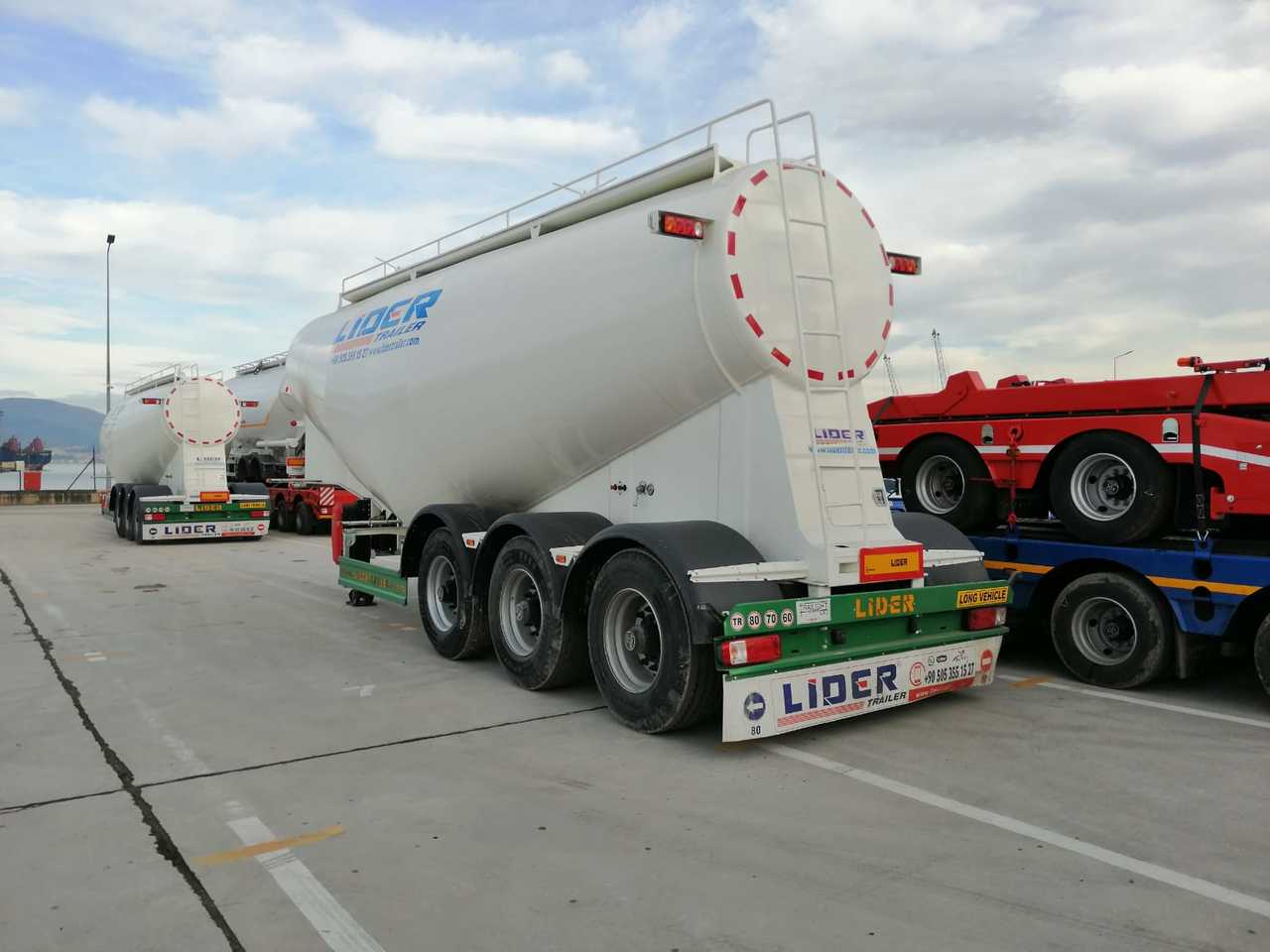 Ny Tanksættevogn til transportering cement LIDER 2023 MODEL NEW CEMENT TANKER: billede 18