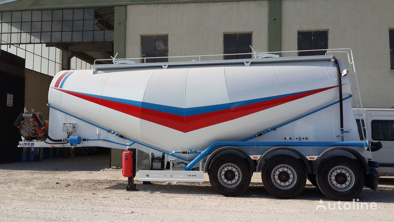 Ny Tanksættevogn til transportering cement LIDER 2023 NEW 80 TONS CAPACITY FROM MANUFACTURER READY IN STOCK: billede 9