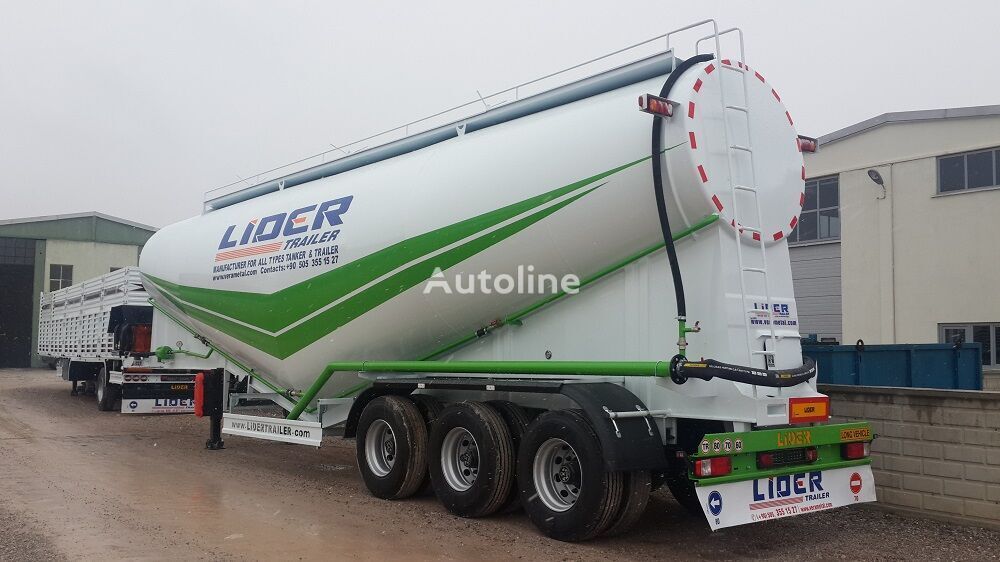 Ny Tanksættevogn til transportering cement LIDER 2023 NEW 80 TONS CAPACITY FROM MANUFACTURER READY IN STOCK: billede 15