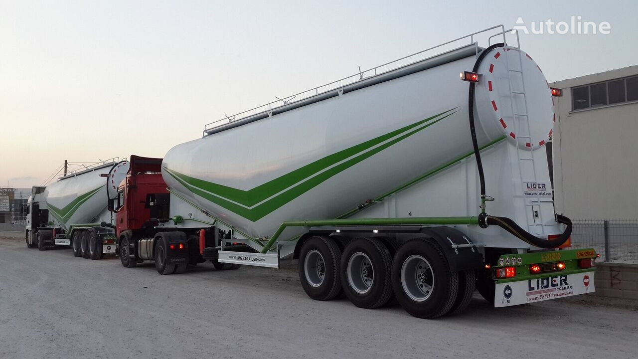 Ny Tanksættevogn til transportering cement LIDER 2023 NEW 80 TONS CAPACITY FROM MANUFACTURER READY IN STOCK: billede 18
