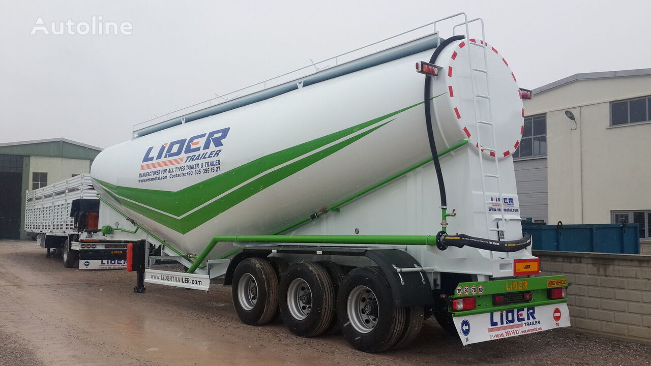 Ny Tanksættevogn til transportering cement LIDER 2023 NEW 80 TONS CAPACITY FROM MANUFACTURER READY IN STOCK: billede 16
