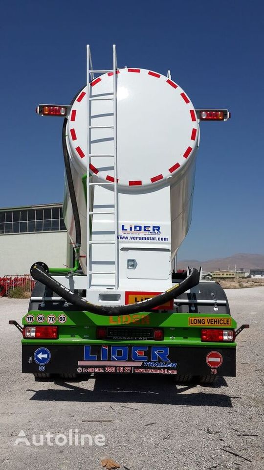 Ny Tanksættevogn til transportering cement LIDER 2023 NEW 80 TONS CAPACITY FROM MANUFACTURER READY IN STOCK: billede 7