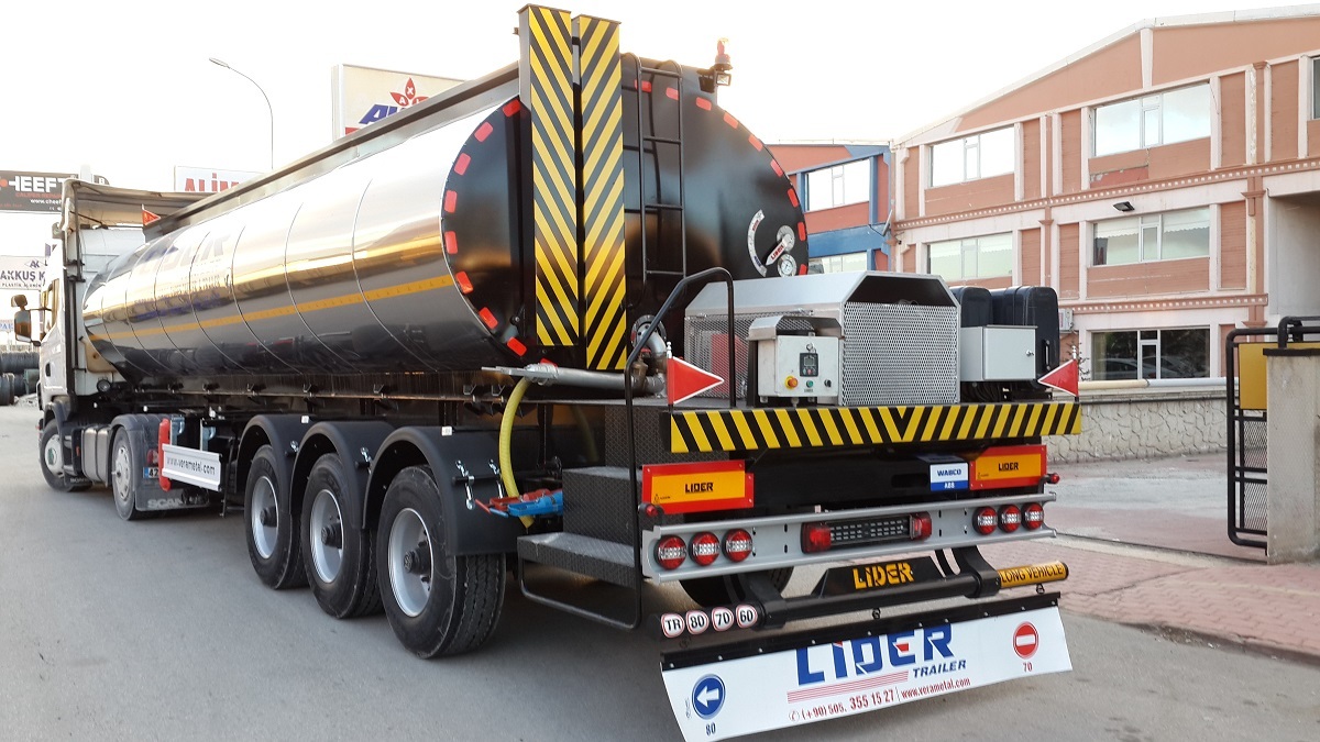 Ny Tanksættevogn til transportering bitumen LIDER 2024 MODELS NEW LIDER TRAILER MANUFACTURER COMPANY: billede 3