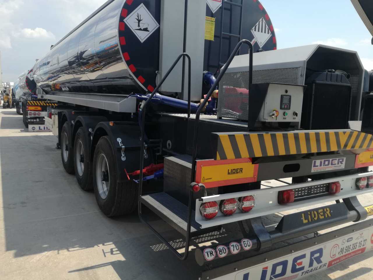 Ny Tanksættevogn til transportering bitumen LIDER 2024 MODELS NEW LIDER TRAILER MANUFACTURER COMPANY: billede 9