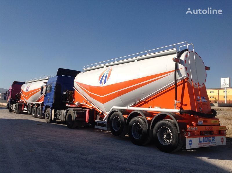Ny Tanksættevogn til transportering cement LIDER 2024 MODEL NEW CEMENT TANKER: billede 4