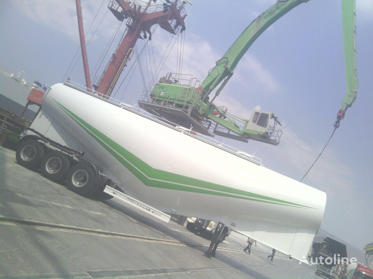 Ny Tanksættevogn til transportering cement LIDER 2024 NEW 80 TONS CAPACITY FROM MANUFACTURER READY IN STOCK: billede 4