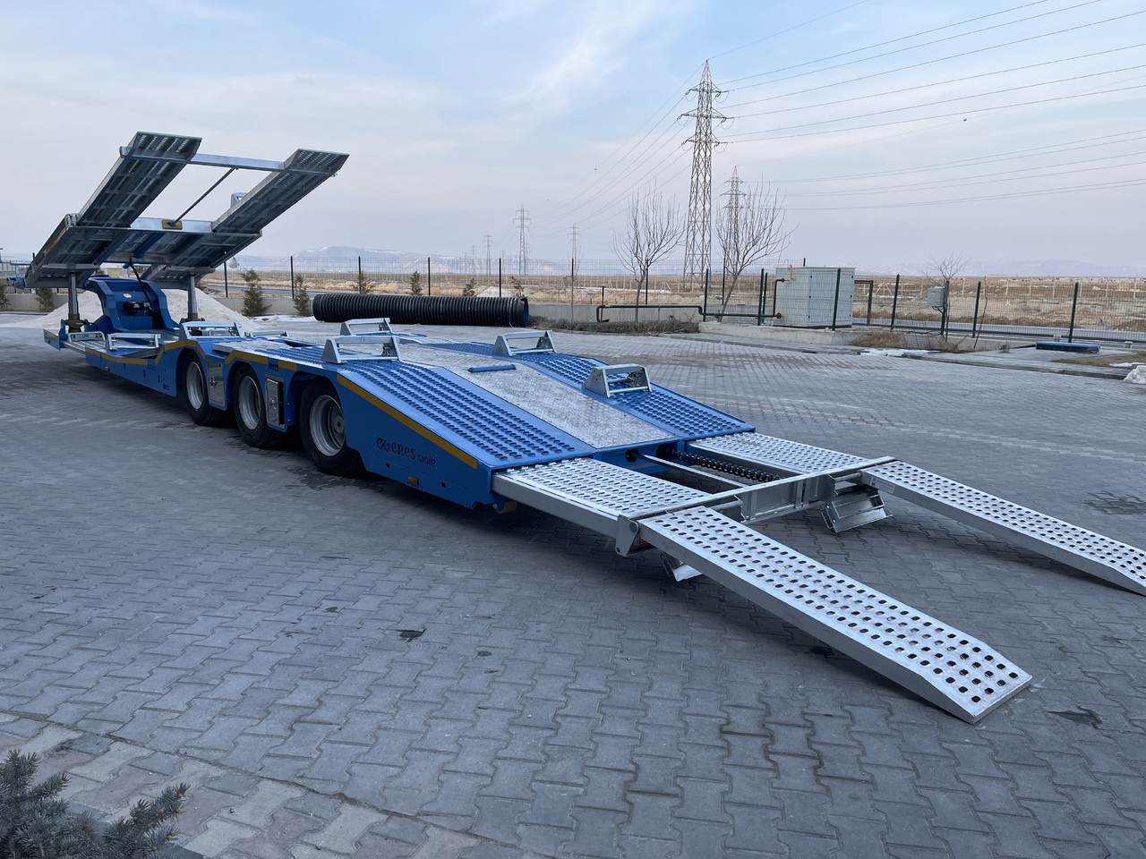 Ny Biltransportør sættevogn til transportering tungemaskiner LIDER 2024 NEW UNUSED READY IN FACTORY STOCK: billede 13