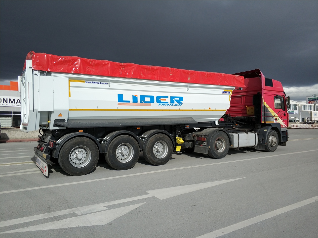 Ny Tipvogn sættevogn LIDER LIDER NEW 2024 Year DUMPER SEMI TRAILER  READY IN STOCKS: billede 11
