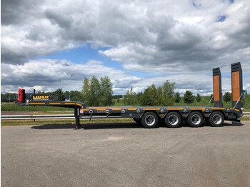 Ny Nedbygget platform sættevogn Lider 4 Axles Low-bed Semi Trailer 80 Ton.: billede 1