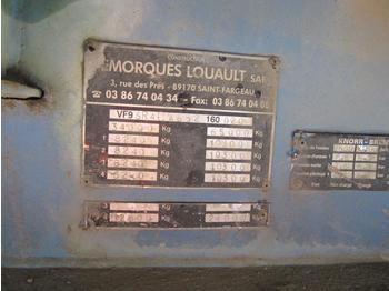 Nedbygget platform sættevogn Louault: billede 3