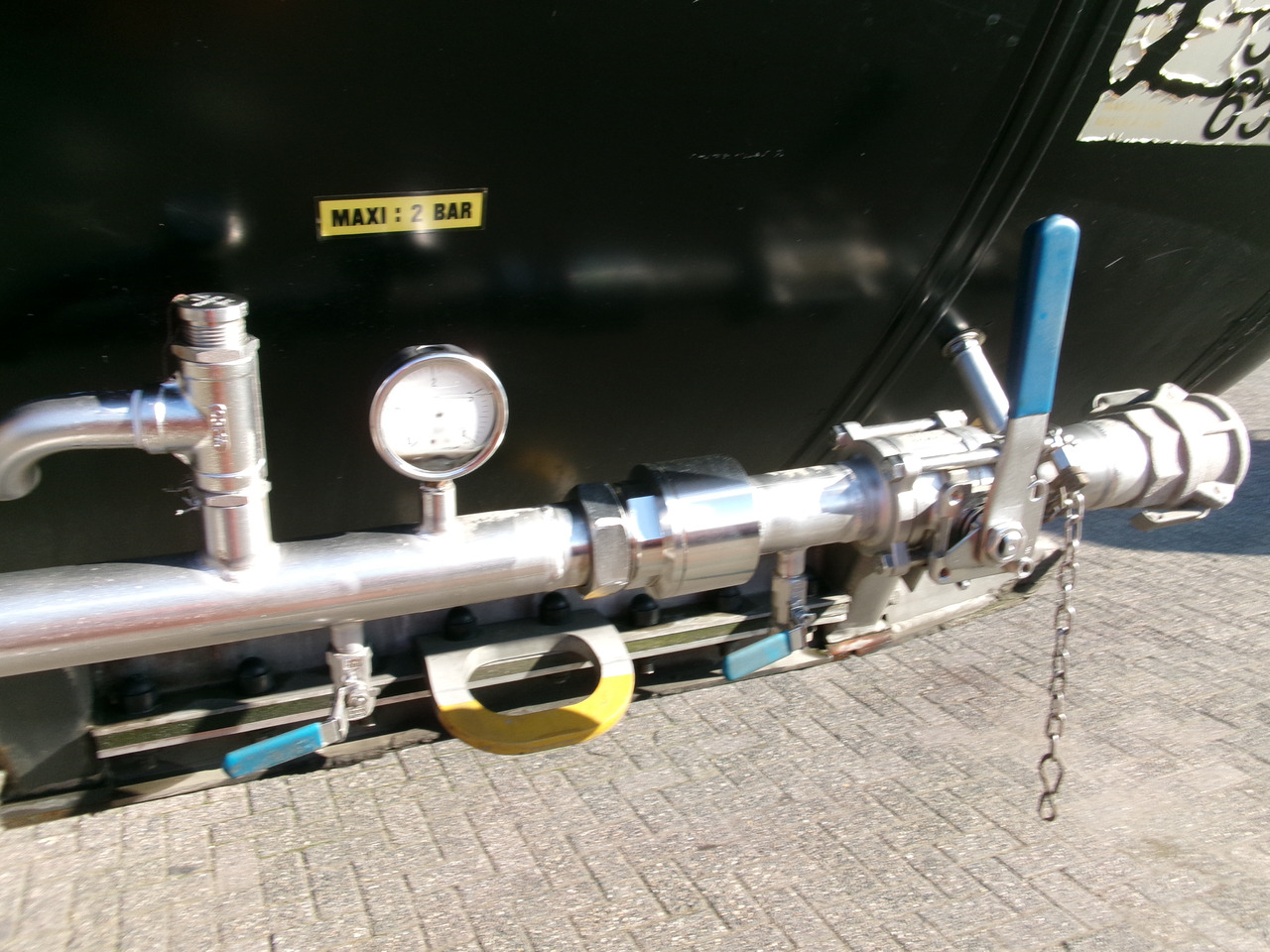 Tanksættevogn til transportering bitumen Magyar Bitumen tank inox 32 m3 / 1 comp + ADR: billede 10