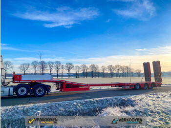 Broshuis L1S1 3-axle semi lowloader Extandable - 2x Powersteering RC - Liftaxle - Hydr Bed - Winch - nedbygget platform sættevogn