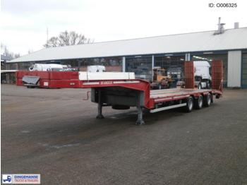 De Angelis Semi-lowbed trailer + ramps - Nedbygget platform sættevogn