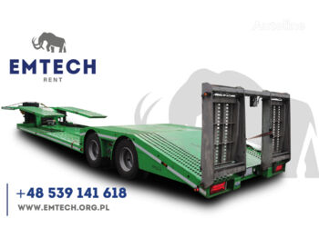 EMTECH NNC30  for rent - Nedbygget platform sættevogn