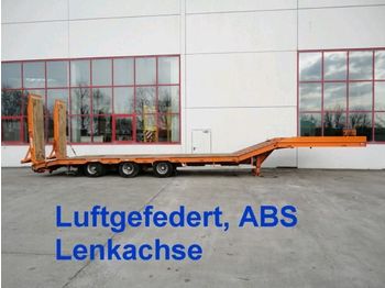 Möslein 3 Achs Satteltieflader komplett überfahrba - Nedbygget platform sættevogn