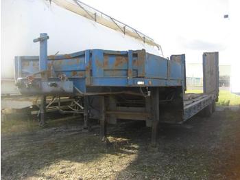 Nedbygget platform sættevogn til transportering tungemaskiner Nicolas: billede 1