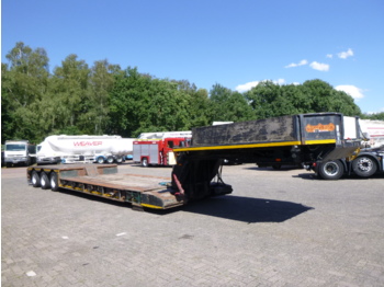 Nedbygget platform sættevogn Nooteboom 3-axle lowbed trailer 33 t / extendable 8.5 m: billede 2