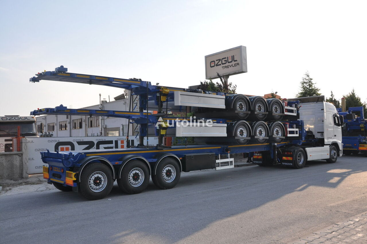 Containerbil/ Veksellad sættevogn til transportering kontainerer Özgül 40 FT TIPPING CONTAINER CHASSIS: billede 9