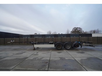 Containerbil/ Veksellad sættevogn Pacton 3 AXLE CONTAINER TRAILER 1X BROKEN HUB: billede 1