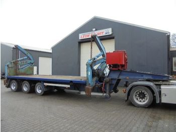 Containerbil/ Veksellad sættevogn Renders Sideloader, seitenlader, 20 FT only, hatz diesel, self supporting trailer: billede 1