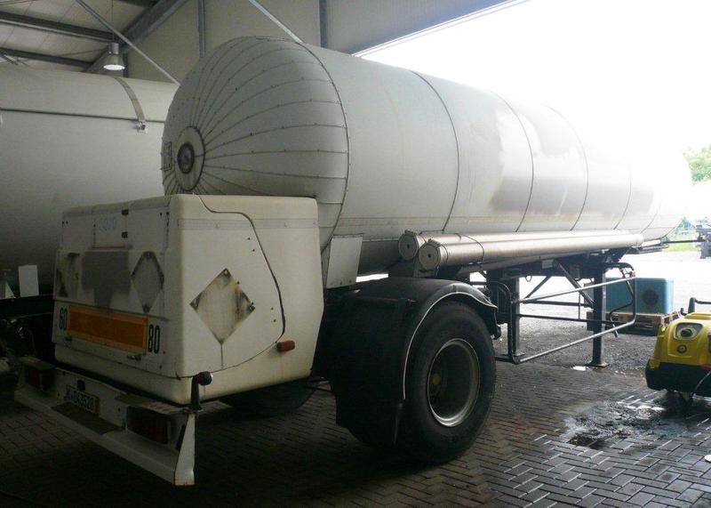 Tanksættevogn til transportering gas Robine CO2, Carbon dioxide, gas, uglekislota: billede 3
