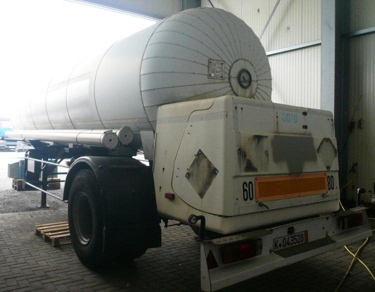 Tanksættevogn til transportering gas Robine CO2, Carbon dioxide, gas, uglekislota: billede 4