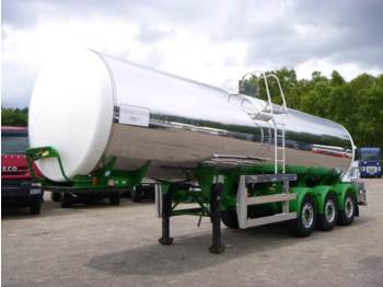 Crossland Food (milk) tank inox 30 m3 / 1 comp - Tanksættevogn