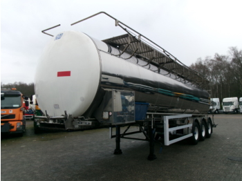 Crossland Food tank inox 35 m3 / 1 comp + pump - Tanksættevogn