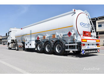 DONAT Aluminum Fuel Tanker with Bottom Loading - Tanksættevogn