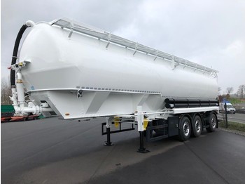 HEITLING 51 m3, 7 compartments animal food silo trailer - Tanksættevogn