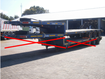 Nedbygget platform sættevogn Traylona 3-axle lowbed trailer 35000 KG: billede 1