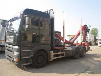 MAN TGA 26.430 6x2 Holztransporter, Epsilon E90Z81 ,Euro4 - Skovvogn