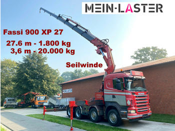 Trækker Scania R500 Fassi F 900 XP 27,6 m -1.800 kg  Seilwinde: billede 1