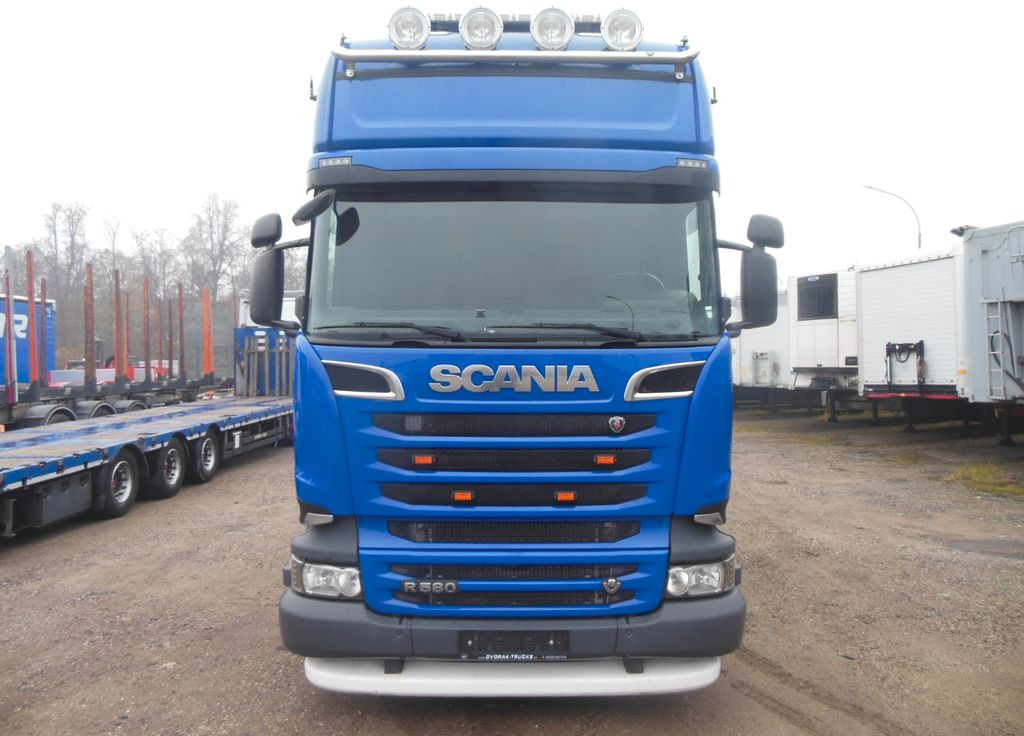 Trækker Scania R580, V8, 8X4, 164.000 KG, TOP STAND!!!: billede 6