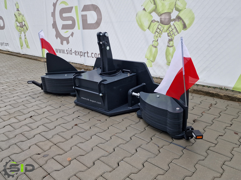 Ny Vægtklods for Traktor SID AGRIBUMPER / FRONTGEWICHT Frontbalast Stahlgewicht 430 KG: billede 5