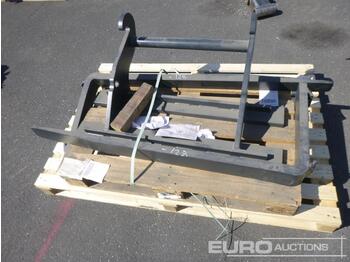 Gafler Unused Pallet of Fork Frame to suit Weidemann: billede 1