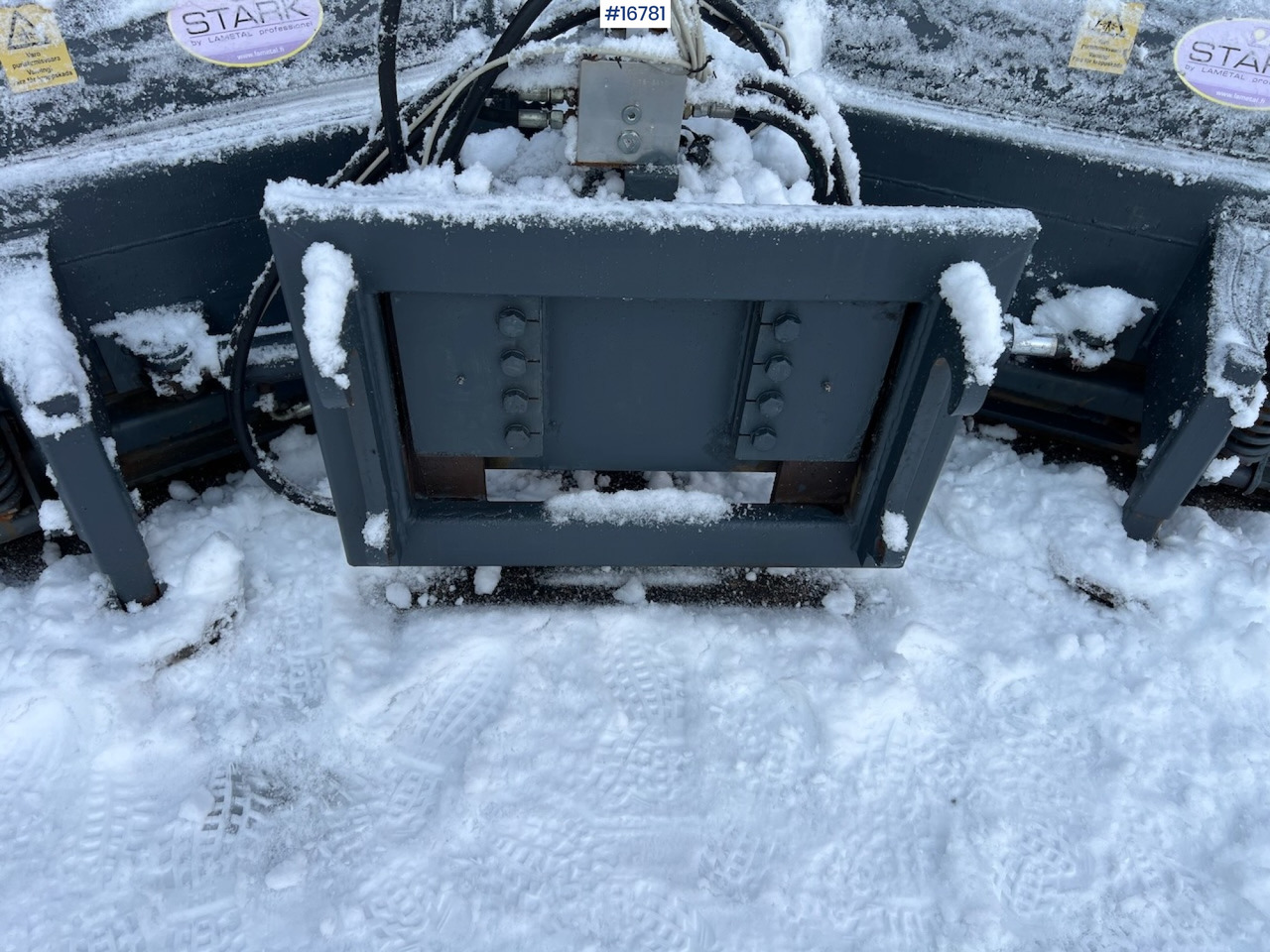 Sneplov V plog V-plog til traktor m / hydraulisk skjær: billede 8
