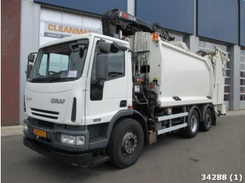 Ginaf C 3127 Hiab 21 ton/meter Kran - Affaldsmaskine