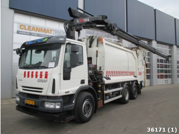Ginaf C 3128 Euro 5 Hiab 21 ton/meter Kran - Affaldsmaskine