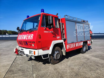  - STEYR 791 4x4 Feuerwehr Kran, Seilwinde & Lichtmast - Brandbil