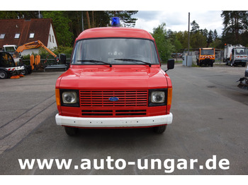 FORD Transit Feuerwehr - Oldtimer Baujahr 1980 Ludwig-Ausbau 6-Sitze Seitentüren - Brandbil: billede 2