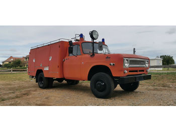 Brandbil GMC IHC International 1310 Firetruck Feuerwehr Oldi: billede 1